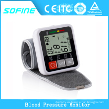 Monitor automático de la presión arterial de la muñeca de la atención sanitaria con el oxímetro del pulso